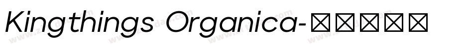 Kingthings Organica字体转换